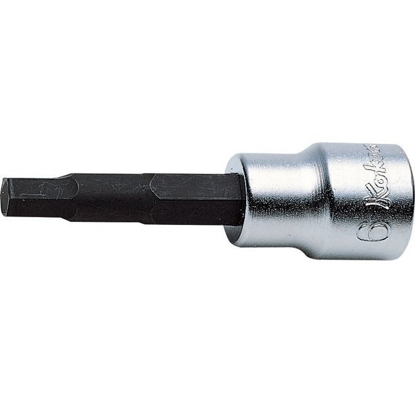 Ko-Ken Bit Socket 4mm Hex 62mm 3/8 Sq. Drive 3010M.62-4